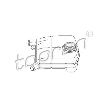 Photo Expansion Tank, coolant TOPRAN 302296