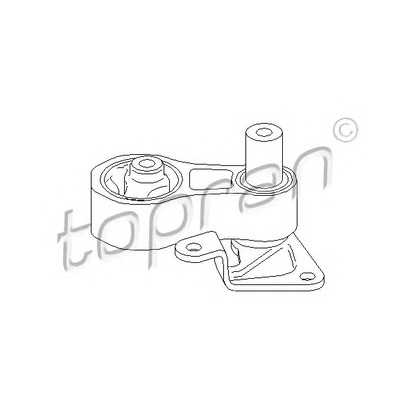 Photo Engine Mounting; Mounting, manual transmission TOPRAN 302762