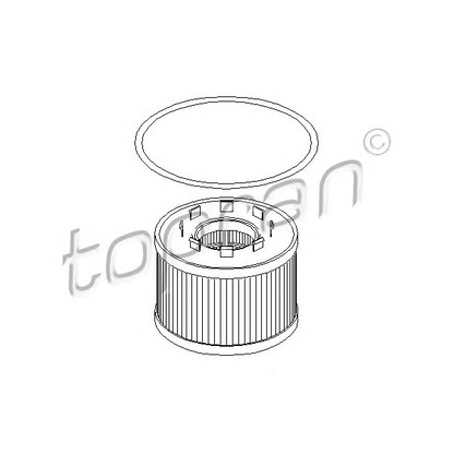 Foto Filtro de aceite TOPRAN 301760