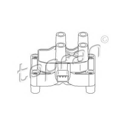 Photo Ignition Coil TOPRAN 302444