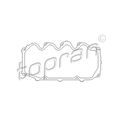 Photo Bearing Bush, stabiliser TOPRAN 300156