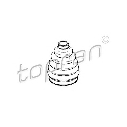 Фото Комплект тормозных колодок, дисковый тормоз TOPRAN 301944