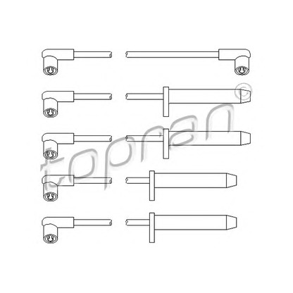 Foto Kit cavi accensione TOPRAN 300705