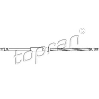 Zdjęcie Przewód hamulcowy elastyczny TOPRAN 300685