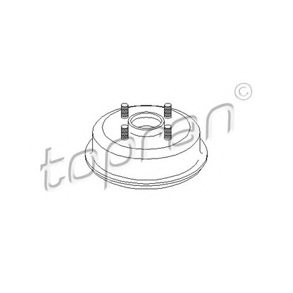 Foto Bremstrommel TOPRAN 300489