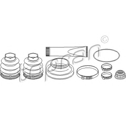 Foto Kit cuffia, Semiasse TOPRAN 401875