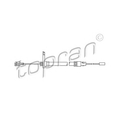 Photo Cable, parking brake TOPRAN 401878