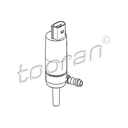 Foto Bomba de agua de lavado, lavado de faros TOPRAN 401028
