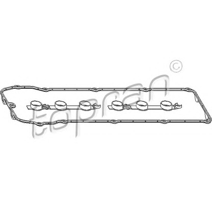 Photo Gasket Set, cylinder head cover TOPRAN 501250