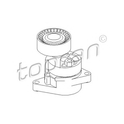 Фото Натяжитель ремня, клиновой зубча TOPRAN 500241