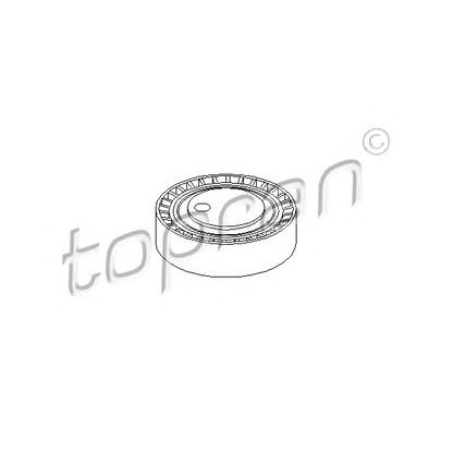 Photo Tensioner Pulley, v-ribbed belt TOPRAN 500261