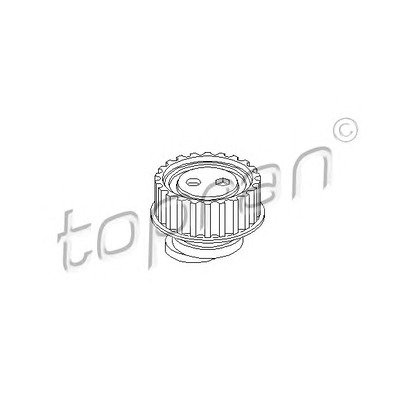 Photo Tensioner Pulley, timing belt TOPRAN 500060