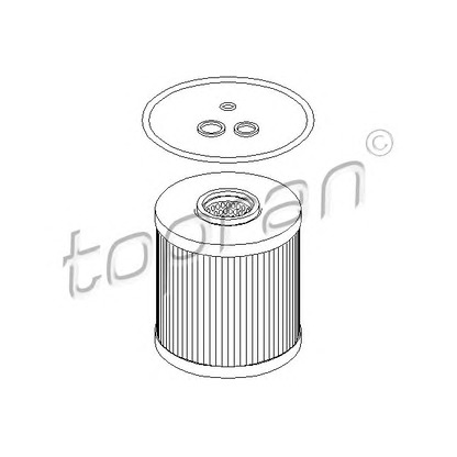 Zdjęcie Filtr oleju TOPRAN 500728