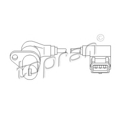 Zdjęcie Czujnik prędkożci obrotowej, sterowanie silnikiem TOPRAN 501295