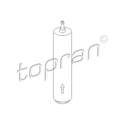Foto Filtro combustible TOPRAN 500998