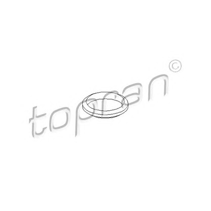 Photo Seal, exhaust pipe TOPRAN 500842