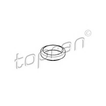 Фото Уплотнительное кольцо, труба выхлопного газа TOPRAN 500845