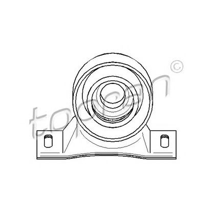 Photo Mounting, propshaft TOPRAN 500037