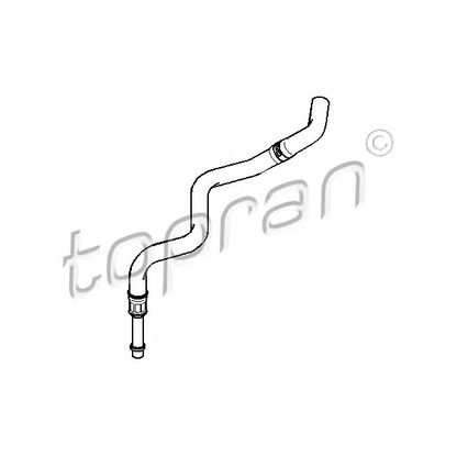 Photo Hydraulic Hose, steering system TOPRAN 501557