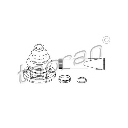 Фото Комплект пылника, приводной вал TOPRAN 500596