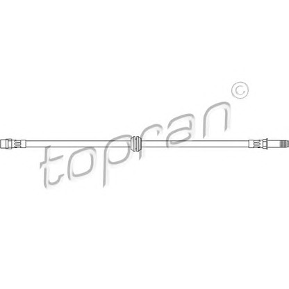 Photo Tie Rod Axle Joint TOPRAN 500756