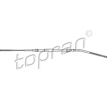 Photo Cable, parking brake TOPRAN 501094