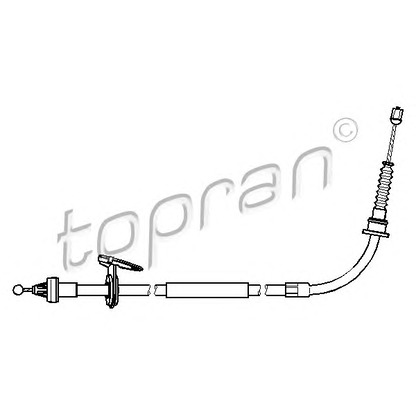 Photo Cable Set, parking brake TOPRAN 501101