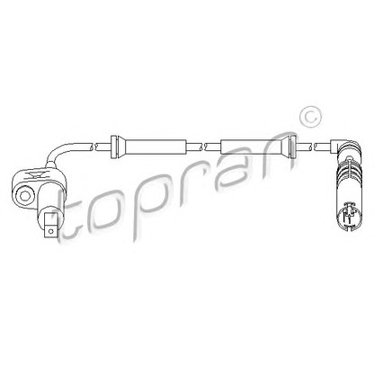 Photo Sensor, wheel speed TOPRAN 500979