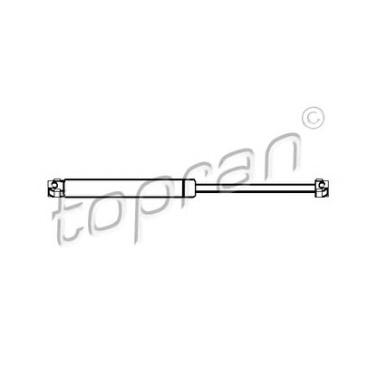 Photo Gas Spring, bonnet TOPRAN 500407