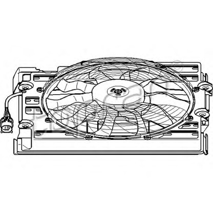 Photo Ventilateur, condenseur de climatisation TOPRAN 501548