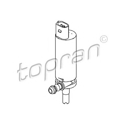 Photo Water Pump, headlight cleaning TOPRAN 500556