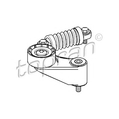 Фото Натяжитель ремня, клиновой зубча TOPRAN 700117