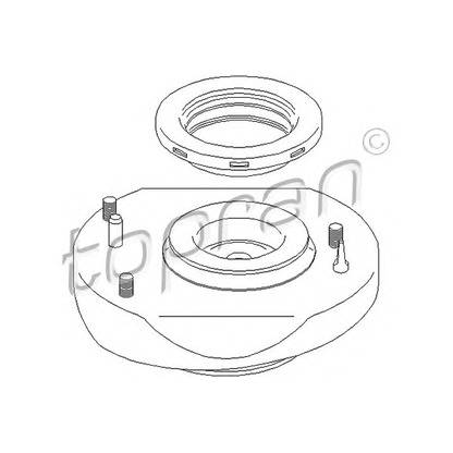 Photo Repair Kit, suspension strut TOPRAN 700356