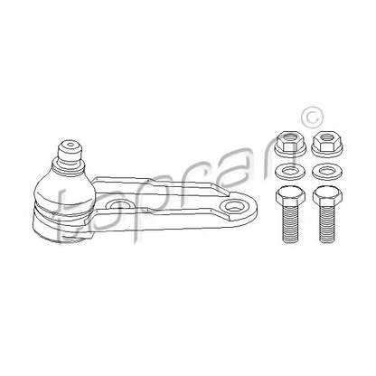 Photo Rotule de suspension TOPRAN 700317