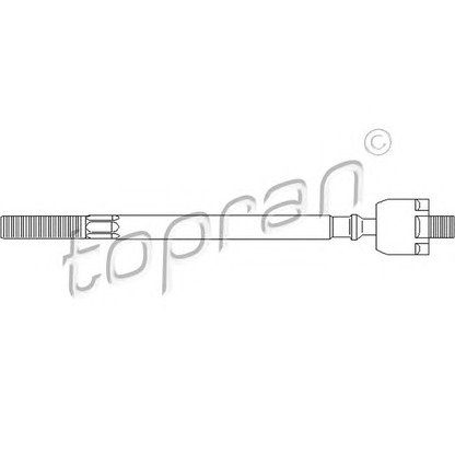 Zdjęcie Połączenie osiowe, drążek kierowniczy poprzeczny TOPRAN 700107