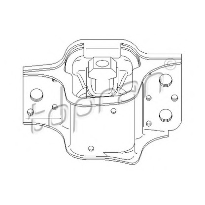 Фото Подвеска, двигатель TOPRAN 700526