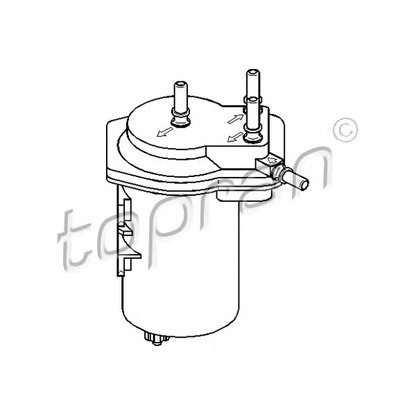 Zdjęcie Filtr paliwa TOPRAN 700560