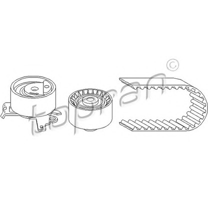 Photo Timing Belt Kit TOPRAN 720151