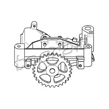 Photo Oil Pump TOPRAN 721208