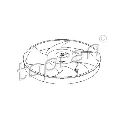 Foto Lüfter, Motorkühlung TOPRAN 721526