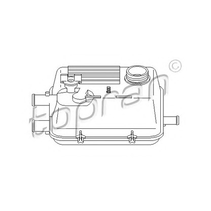 Photo Expansion Tank, coolant TOPRAN 721993