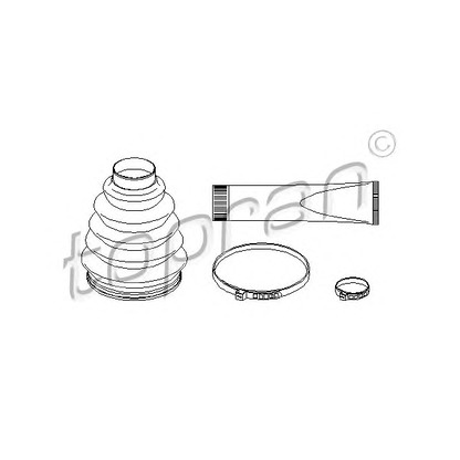 Photo Bellow Set, drive shaft TOPRAN 721198