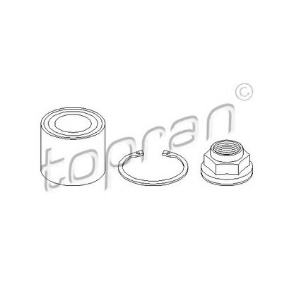 Photo Wheel Bearing Kit TOPRAN 722319