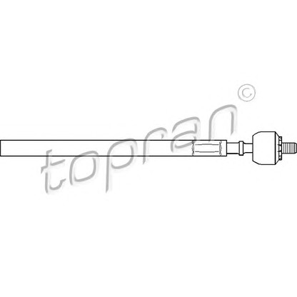 Foto Articulación axial, barra de acoplamiento TOPRAN 720398