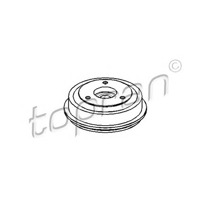 Photo Brake Drum TOPRAN 721215