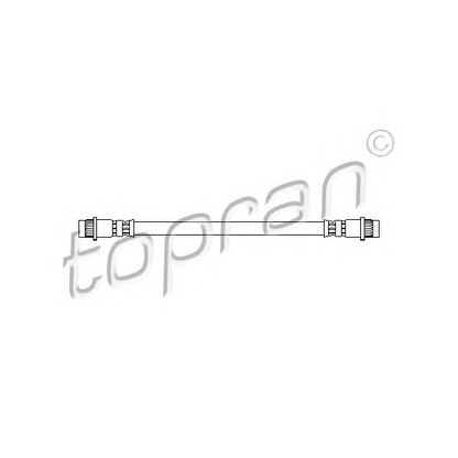 Zdjęcie Przewód hamulcowy elastyczny TOPRAN 720904