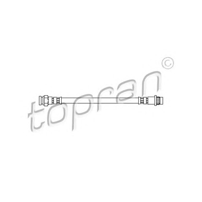Zdjęcie Przewód hamulcowy elastyczny TOPRAN 720914