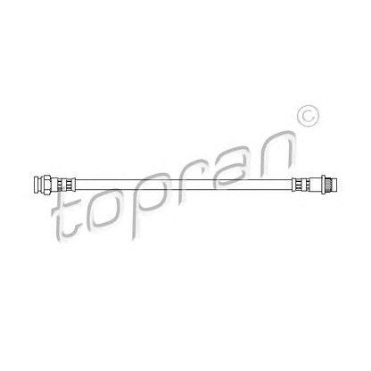 Zdjęcie Przewód hamulcowy elastyczny TOPRAN 720916