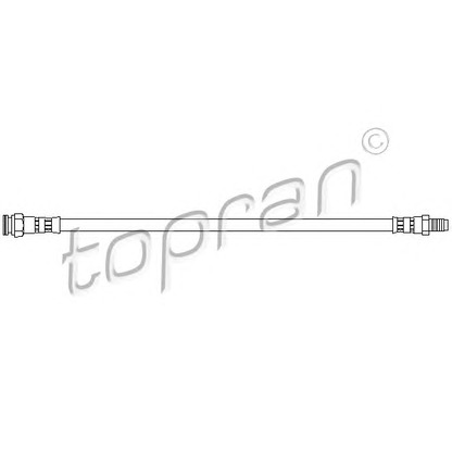 Zdjęcie Przewód hamulcowy elastyczny TOPRAN 720911