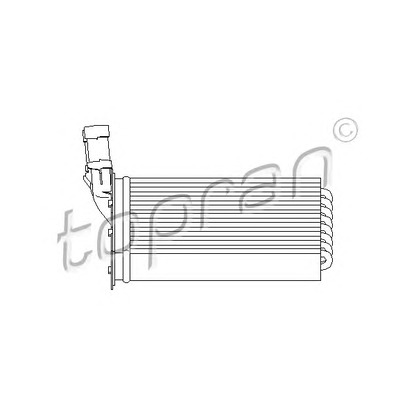 Foto Radiador de calefacción TOPRAN 721417